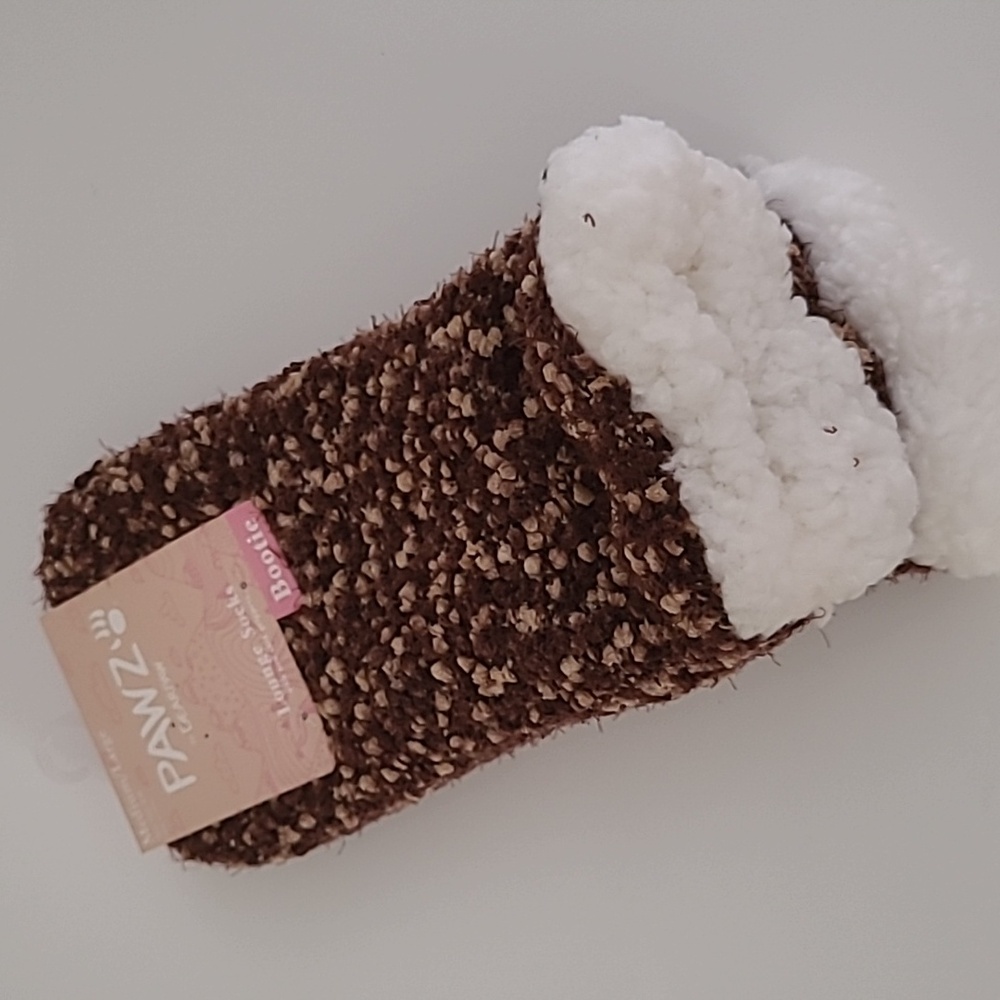 Pawz by Bearpaw Sherpa Lounge Bootie Socks NWT - Picture 13 of 16